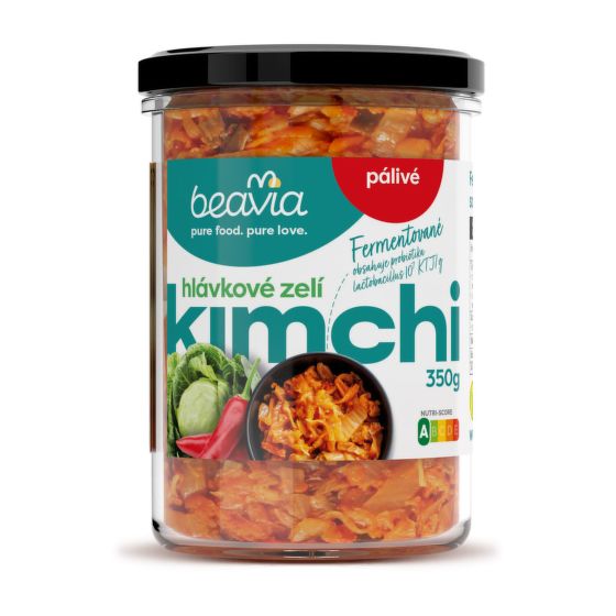 Kimchi s bílým hlávkovým zelím pálivé 350 g   I LOVE HUMMUS/BEAVIA