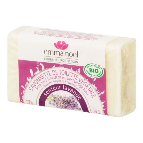 Mýdlo rostlinné levandule 100 g BIO   EMMA NOËL