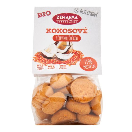 Hrudky čočkové s kokosem bezlepkové 100 g BIO   ZEMANKA