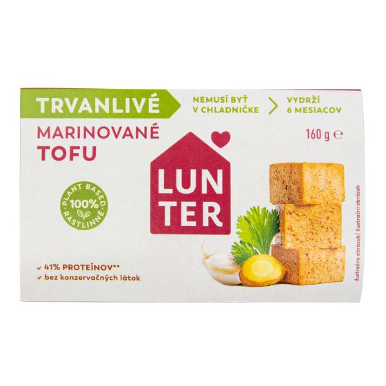 Tofu trvanlivé marinované 160 g   LUNTER