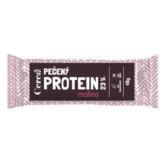 Tyčinka Pečený protein malina 45 g   CEREA 