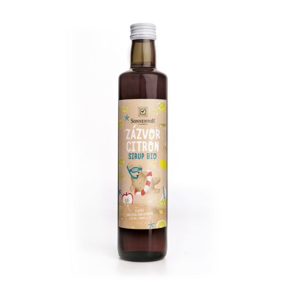 Sirup zázvor - citron 500 ml BIO   SONNENTOR