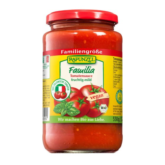 Omáčka na těstoviny Familia 550 g BIO   RAPUNZEL
