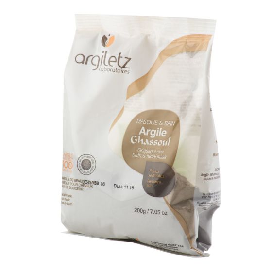 Jíl marocký (ghassoul, lávová zem) ultra ventilovaný 200 g   ARGILETZ