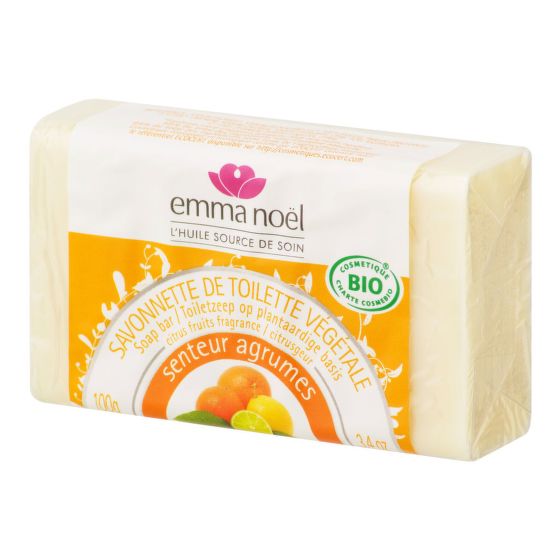 Mýdlo rostlinné citrus 100 g BIO   EMMA NOËL