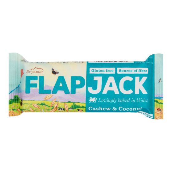 Flapjack ovesný kešu-kokos bezlepkový 80 g   BRYNMOR