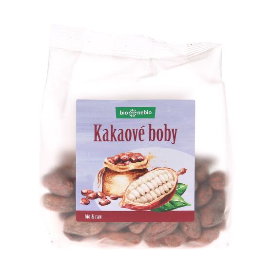 Boby kakaové nepražené 100 g BIO   BIO NEBIO