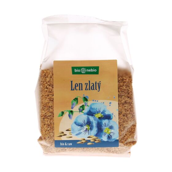 Semínko lněné zlaté  300 g BIO   BIO NEBIO