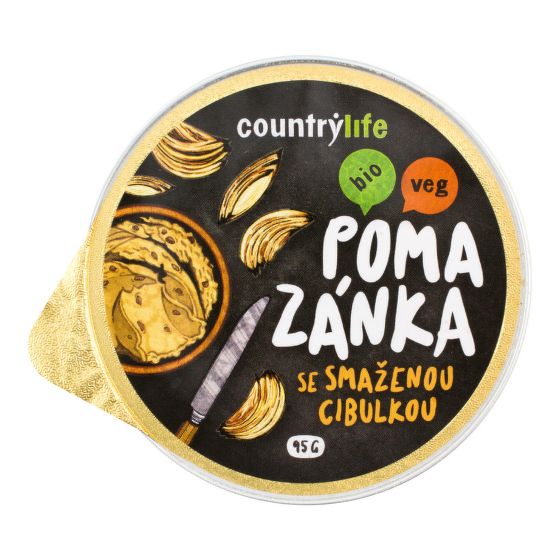 Pomazánka se smaženou cibulkou 95 g BIO   COUNTRY LIFE