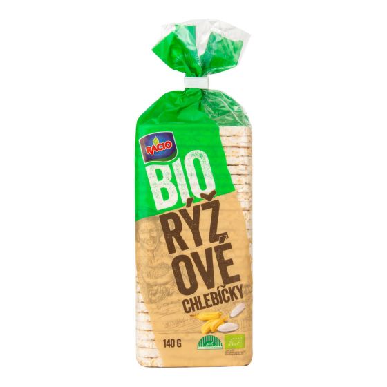 Chlebíčky rýžové bezlepkové 140 g BIO   RACIO