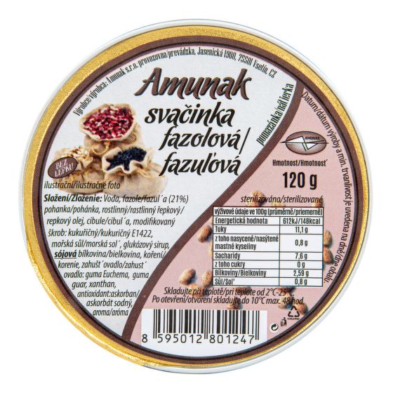 Svačinka fazolová 120 g   AMUNAK