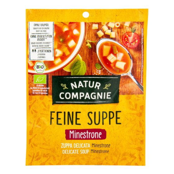 VÝPRODEJ!!!Polévka Minestrone zeleninová 50 g BIO   NATUR COMPAGNIE