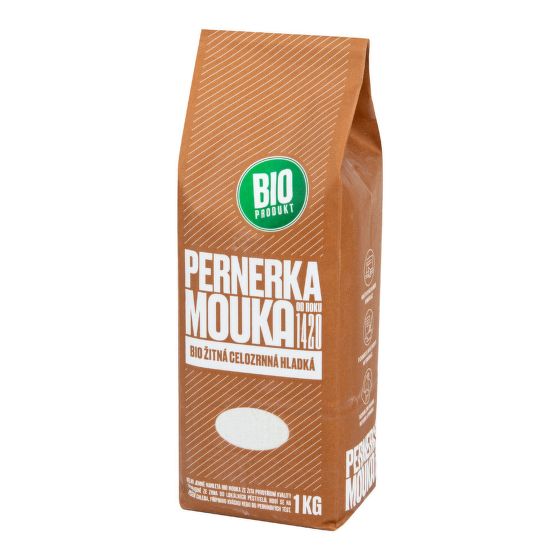 Mouka žitná celozrnná hladká 1 kg BIO   PERNERKA