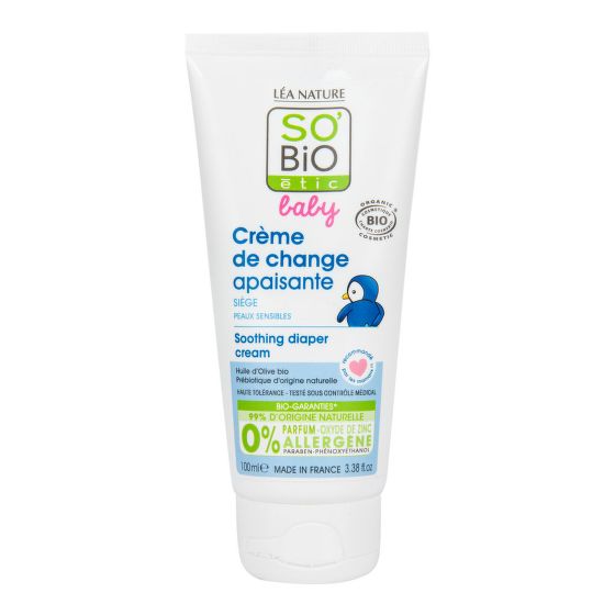 Krém pro děti — zklidňující pod plenky BABY 100 ml BIO   SO'BiO étic 