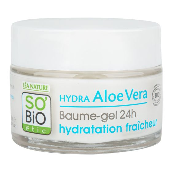 Gel-balzám hydratace a svěžest 24h — pro normální až suchou pleť 50 ml BIO   SO’BiO étic  
