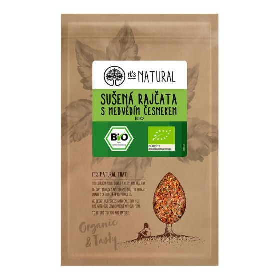 Rajčata sušená s medvědím česnekem 20 g BIO  IT'S NATURAL