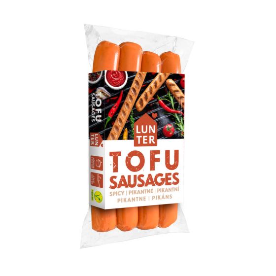 Tofu sausages pikantní 200 g   LUNTER