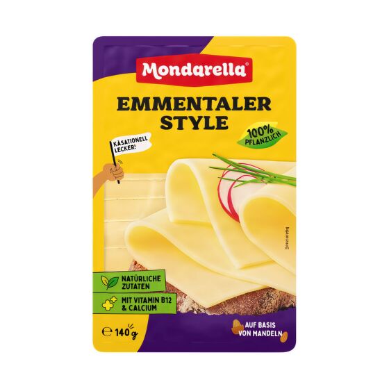 Plátky s příchutí ementálu 140 g   MONDARELLA
