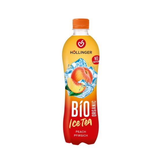 Čaj ledový broskev 500 ml BIO   HOLLINGER