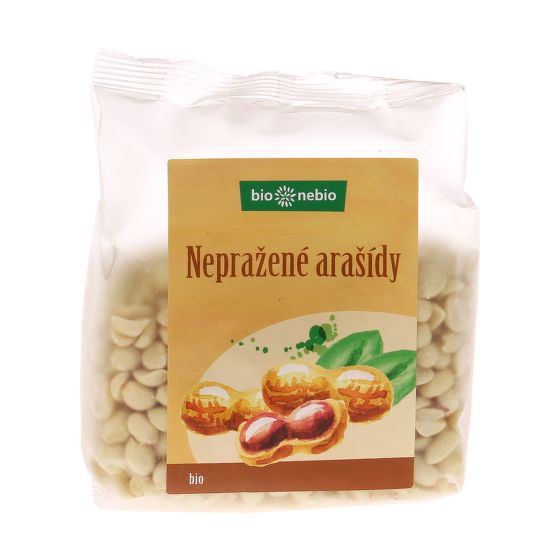 Arašídy loupané nepražené 200 g BIO   BIO NEBIO
