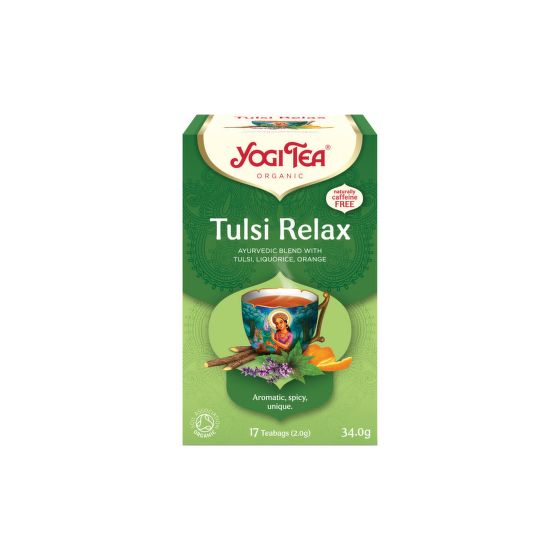 Čaj Tulsi Relax 17 sáčků 34 g BIO   YOGI TEA