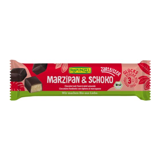 Marcipán v hořké čokoládě 50 g BIO   RAPUNZEL