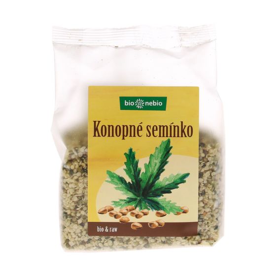 Semínko konopné loupané  200 g BIO   BIO NEBIO