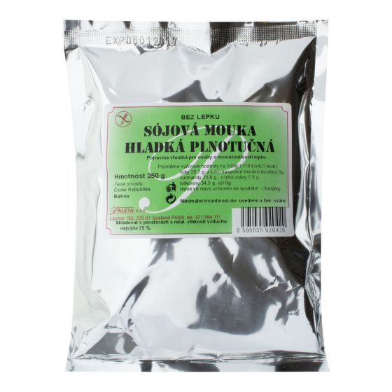 Mouka sójová hladká bezlepková 250 g   PALETA