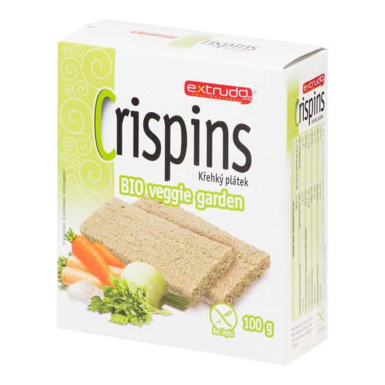 Chlebíček veggie garden 100 g BIO   EXTRUDO