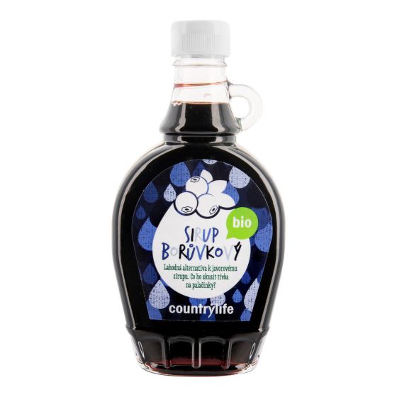 Sirup borůvkový 250 ml BIO   COUNTRY LIFE