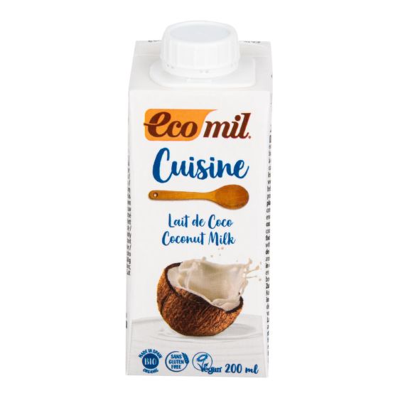 Krém kokosový na vaření 7 % tuku 200 ml BIO   ECOMIL