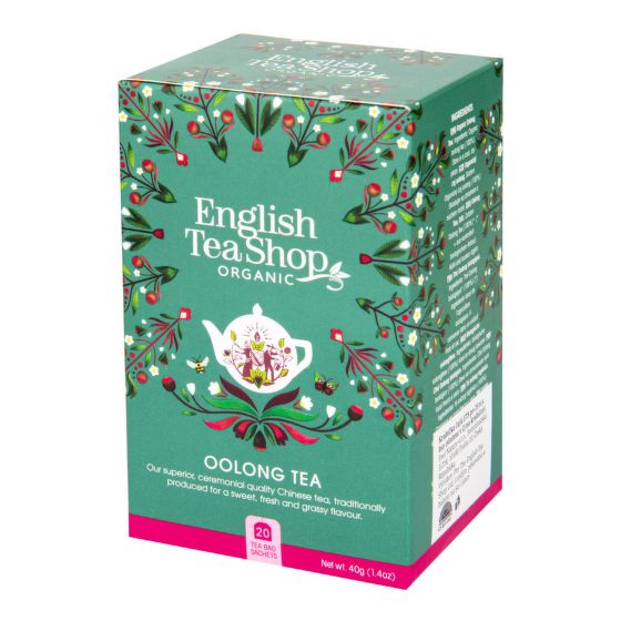 VÝPRODEJ!!!Čaj Oolong 20 sáčků BIO   ENGLISH TEA SHOP
