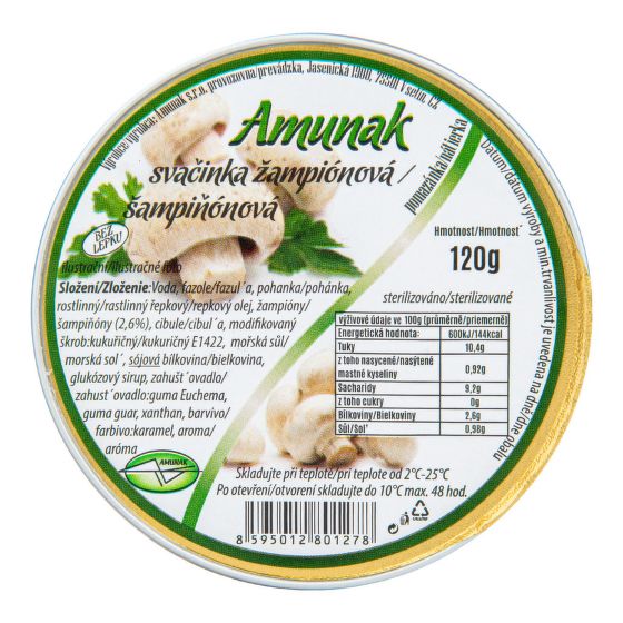 Svačinka žampionová 120 g   AMUNAK