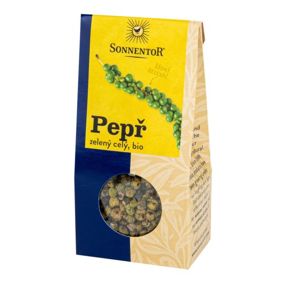 Pepř zelený celý 20 g BIO   SONNENTOR