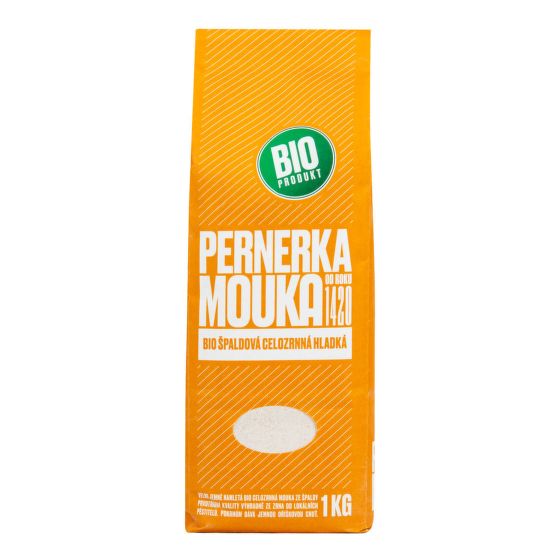 Mouka špaldová celozrnná hladká 1 kg BIO   PERNERKA