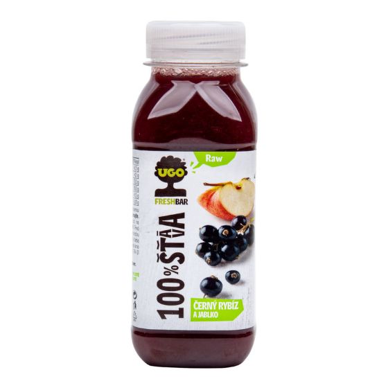Šťáva 100% černý rybíz a jablko 250 ml   UGO