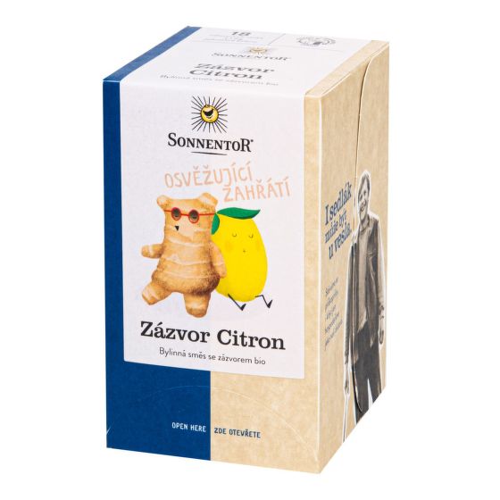 Čaj Zázvor citron 32,4 g BIO   SONNENTOR