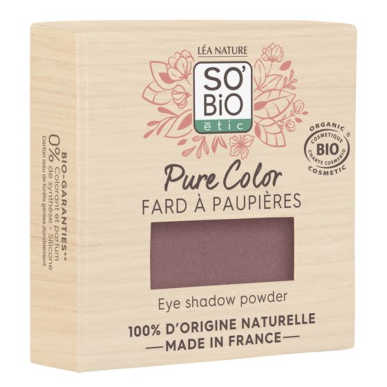 Stíny oční přírodní 07 fialová švestka PURE COLOR 3 g BIO   SO’BiO étic 
