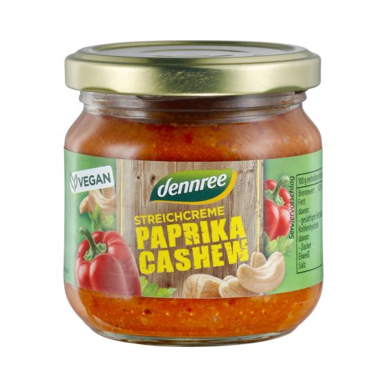 Pomazánka paprika a kešu 180 g BIO   DENNREE