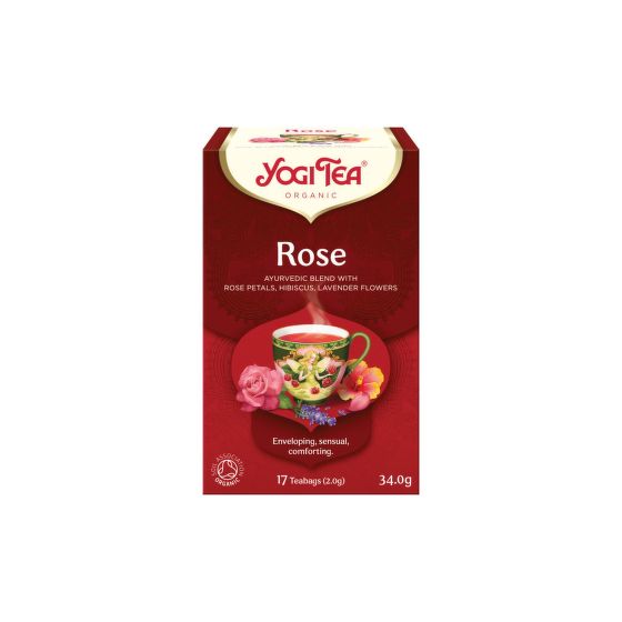 Čaj Růže 17 sáčků 34 g BIO   YOGI TEA