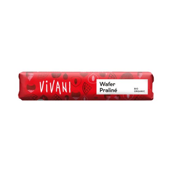 Tyčinka mléčná čokoláda nugát-oplatka 40 g BIO   VIVANI