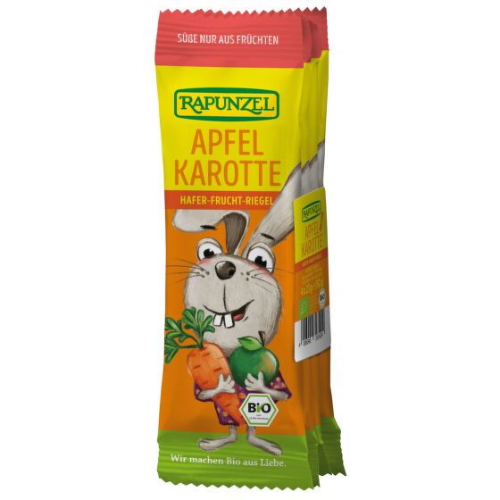 Tyčinka dětská ovesná jablko-mrkev 4 x 23 g BIO   RAPUNZEL