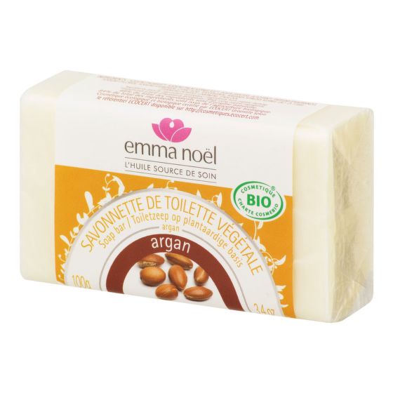 Mýdlo rostlinné argan 100 g BIO   EMMA NOËL