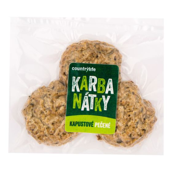 Karbanátky kapustové pečené 150 g   COUNTRY LIFE