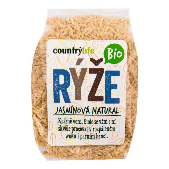 Rýže jasmínová natural 500 g BIO   COUNTRY LIFE