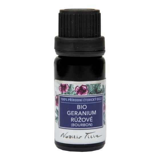 Olej éterický geranium růžové bourbon 10 ml BIO   NOBILIS TILIA