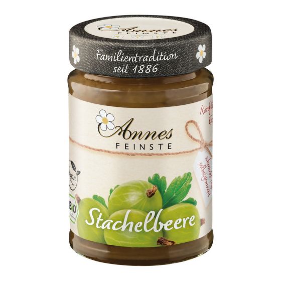 VÝPRODEJ!!!Džem angreštový výběrový 225 g BIO   ANNES FEINSTE