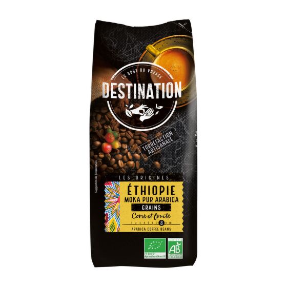 Káva zrnková Etiopie 1 kg BIO   DESTINATION