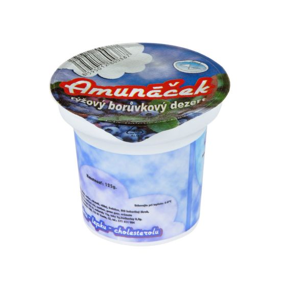 Dezert rýžový borůvka 125 g   AMUNÁČEK