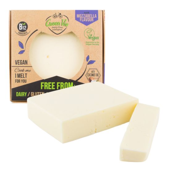 Blok s příchutí mozzarella 250 g   GREENVIE